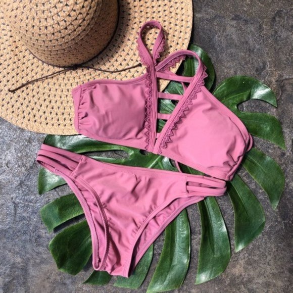 Xhilaration Other - Xhilaration pink lace bikini XS/S